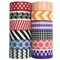Wrapables Washi Tapes Decorative Masking Tapes, Set of 12, ADSET24